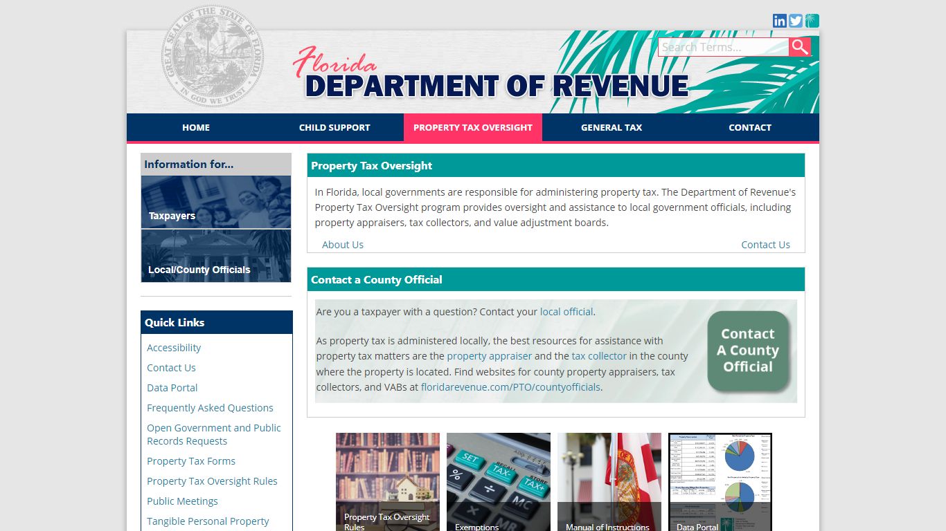 Florida Dept. of Revenue - Home - floridarevenue.com